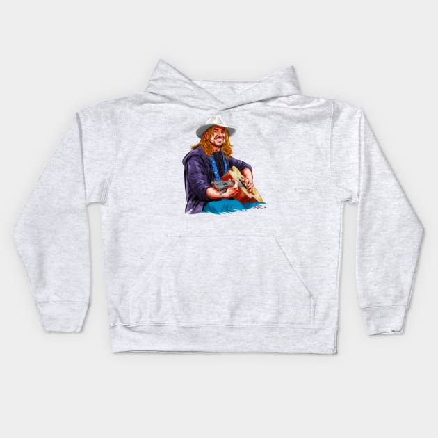 Billy Ray Cyrus - An illustration by Paul Cemmick Kids Hoodie by PLAYDIGITAL2020